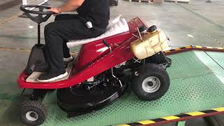 Ride on mower testing Video